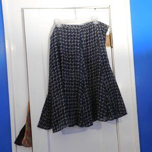 Black, blue, and gray Plus size Skirt